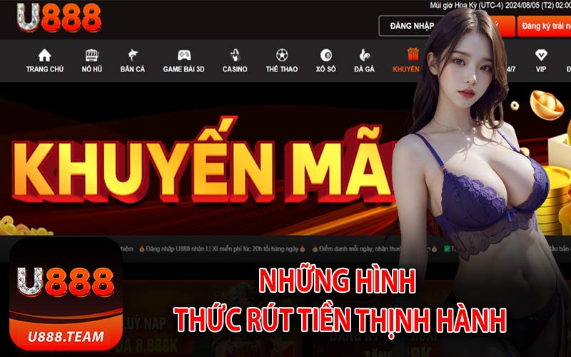 Những Hình Thức Rút Tiền Thịnh Hành